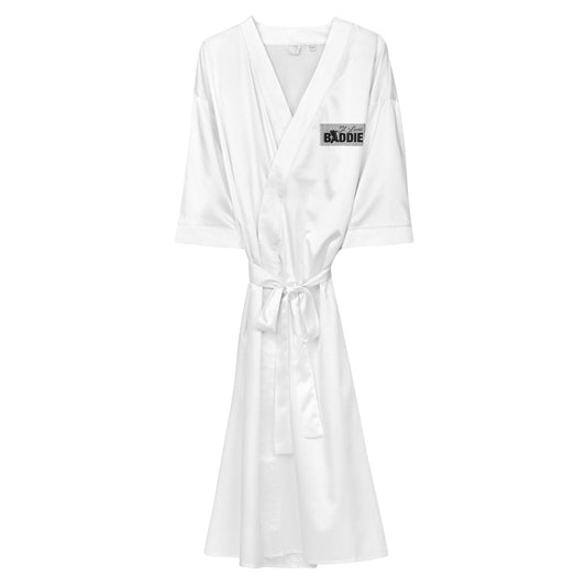 Satin robe