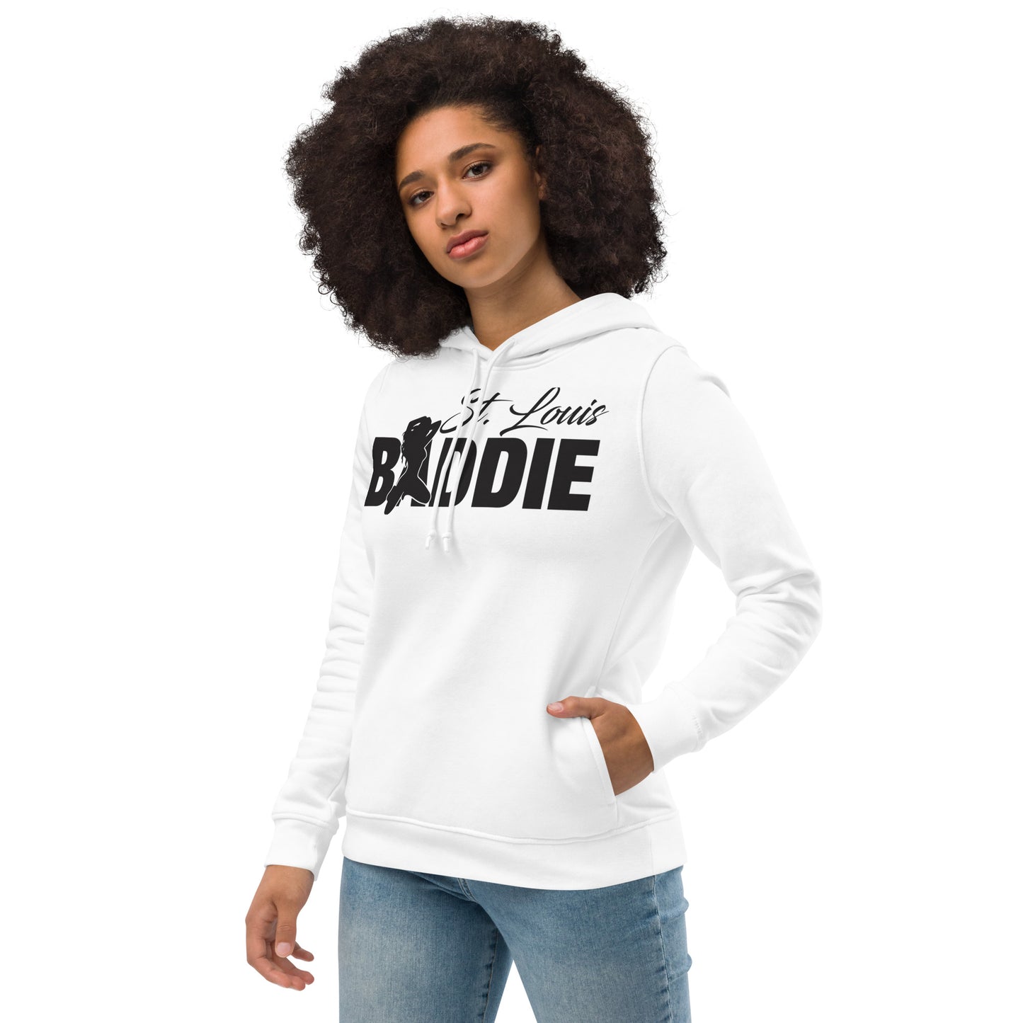 Women's eco fitted hoodie